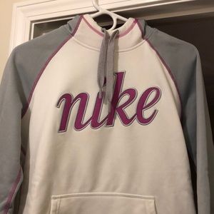 White Nike hoodie
